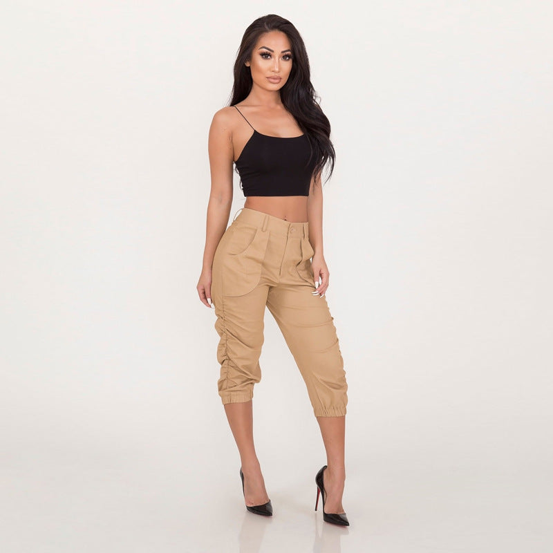 Cropped Harem Pants
