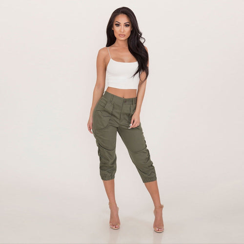Cropped Harem Pants