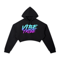 Cropped Top “Your Vibes Build Your Tribe”Hoodie