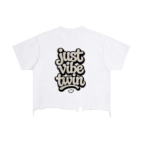 Vintage Wash Boxy Distressed Hem T-Shirt