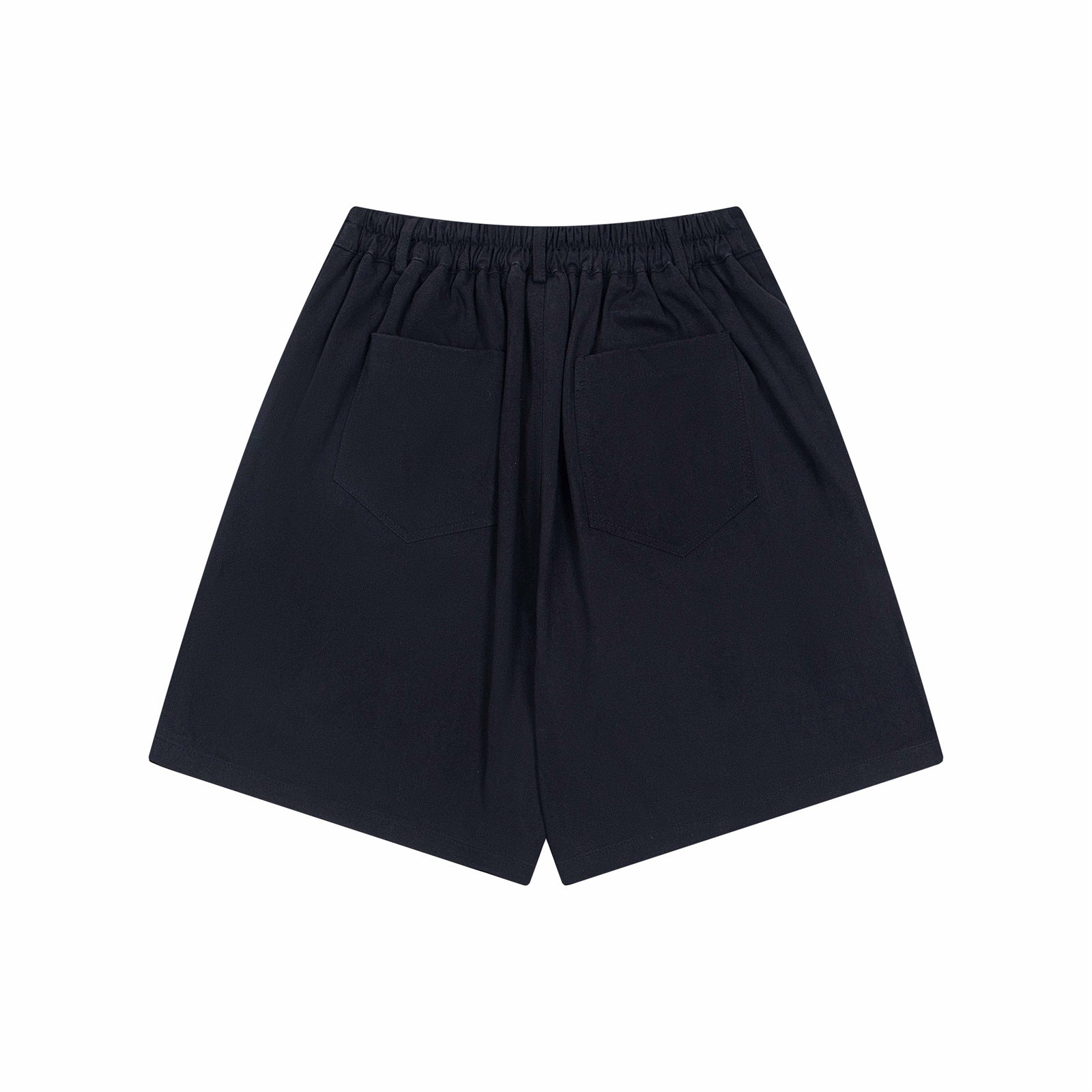 Retro Cartoon Embroidery Casual Wide-Leg Shorts for Men and Women