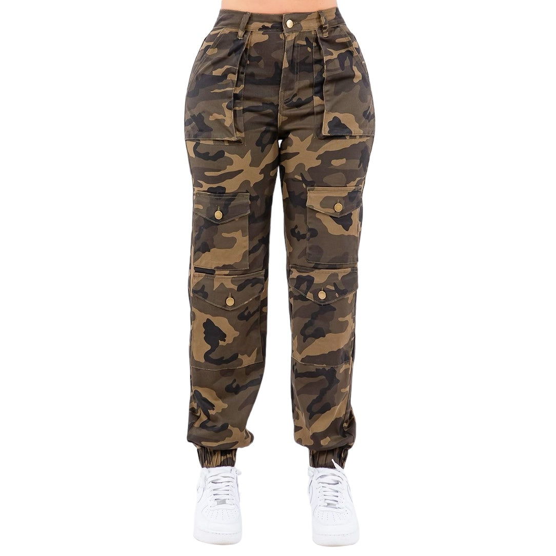 Camo Multi Pockets Joggers