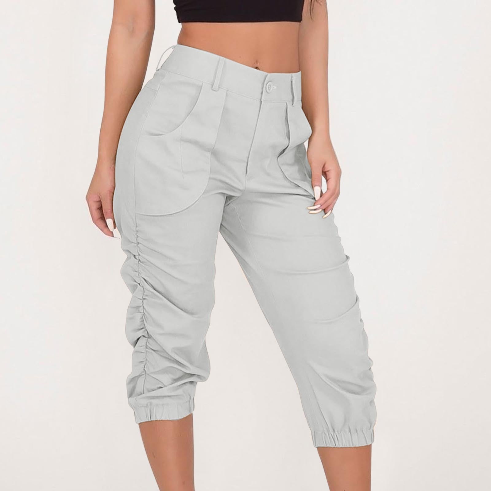 Cropped Harem Pants